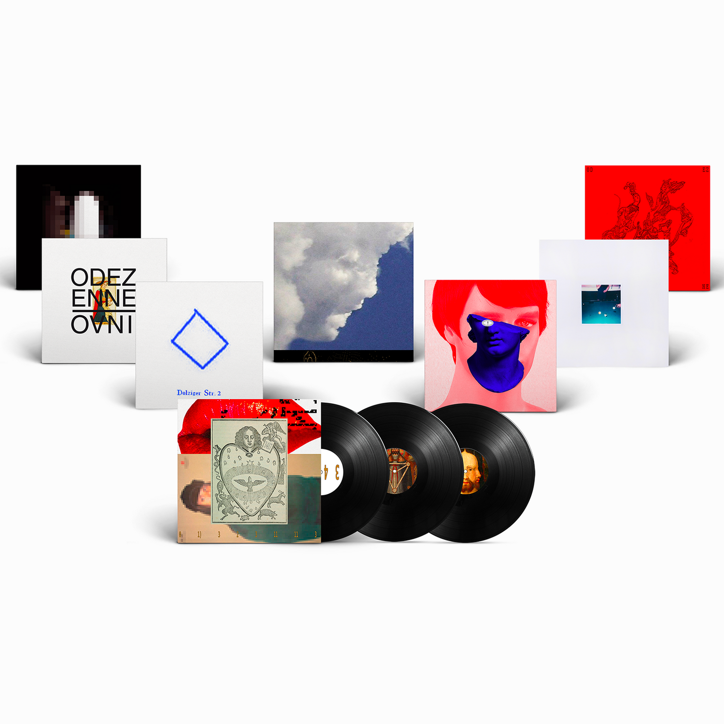 8 vinyles - Discographie albums et ep